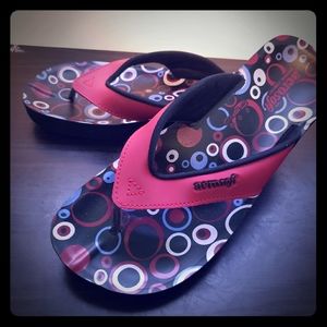 Aerosoft Women's Red Flip Flop